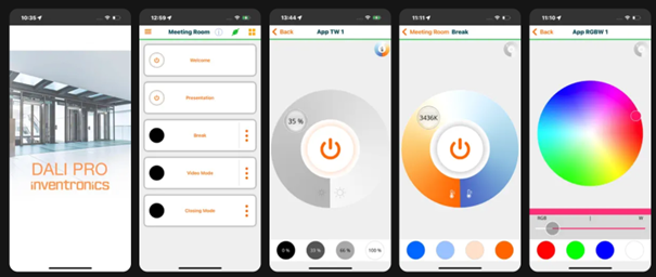 Renewed app for DALI PRO 2 IoT and DALI PRO C-4 RTC
